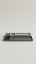 Graphite Desktop Organizer Tray